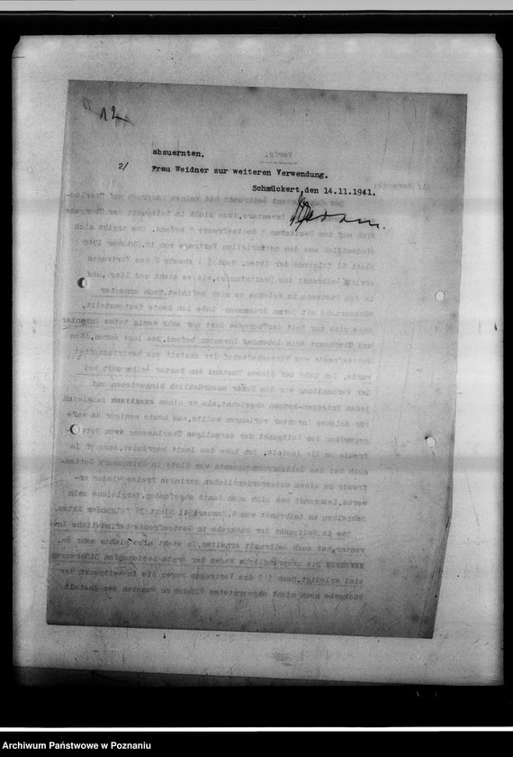 Obraz 16 z jednostki "Rückgabe des Besitztums "Gottesfreude" in Schmäkert an den Superintendenten i.R. Leibrandt in Breslau."