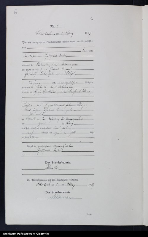 image.from.unit.number "Sterbe-Neben-Register Nr 1 - 33"
