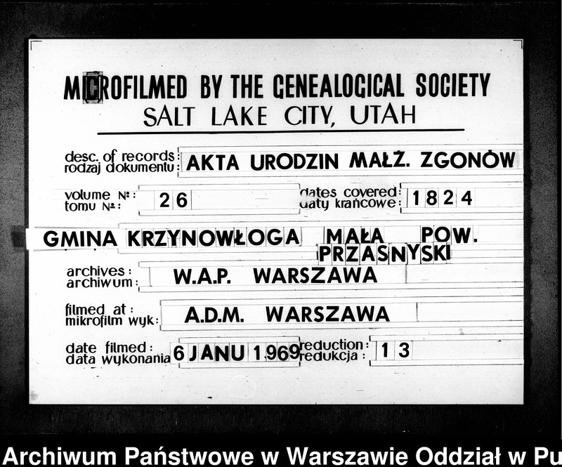 image.from.unit.number "Akta urodzeń, małżeństw i zgonów"