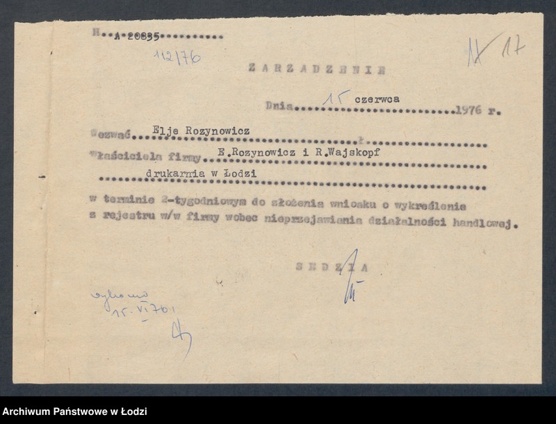 image.from.unit.number "„Ero” – E. Rozynowiczi R. Wajskopf – drukarnia"