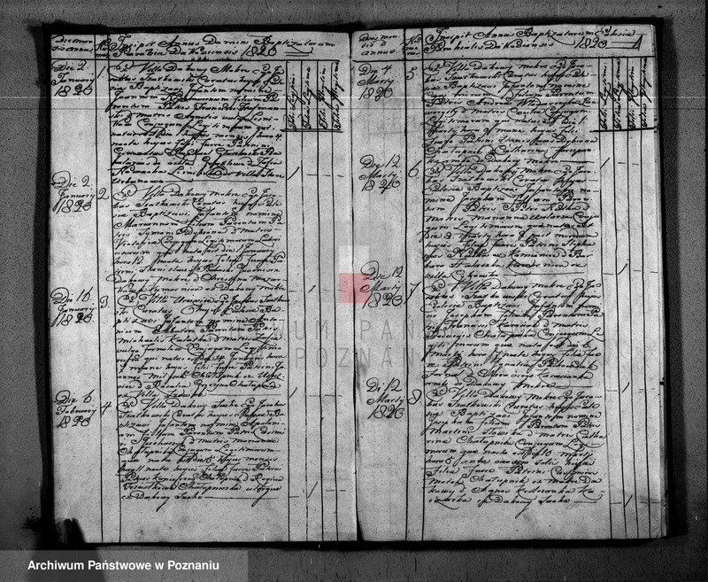 Obraz 2 z jednostki "Duplikat urodzonych, zaślubionych, zmarłych"