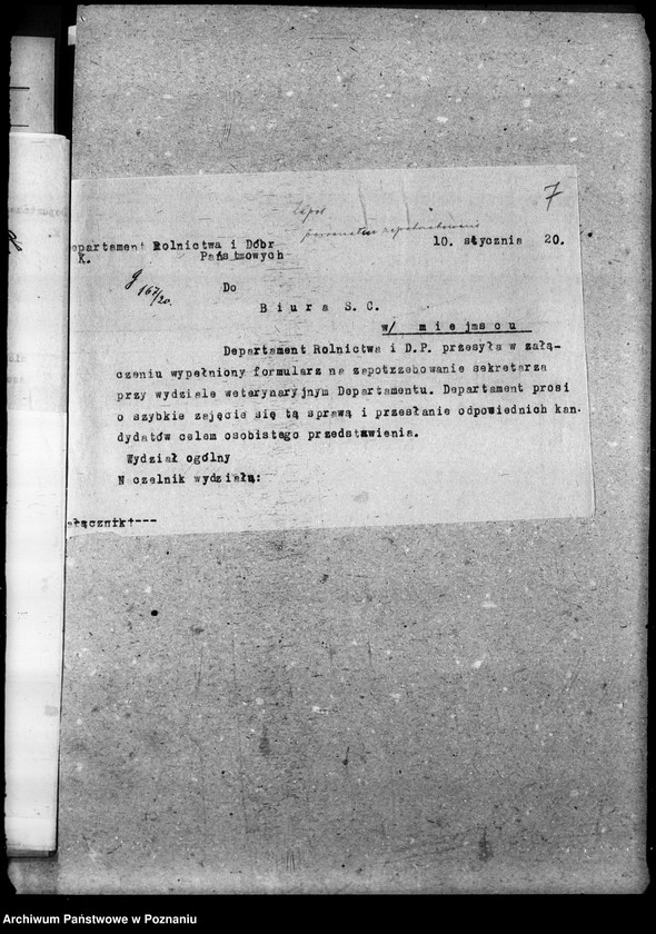 Obraz 10 z jednostki "Sprawy osobowe personelu zapotrzebowanie"