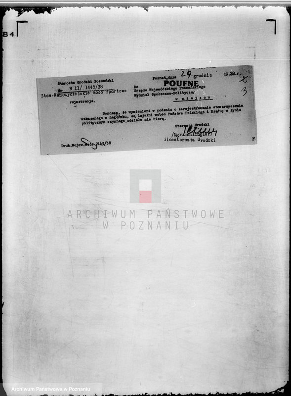 Obraz 7 z jednostki "/Nauczycielskie Koło Sportowe w Poznaniu/"