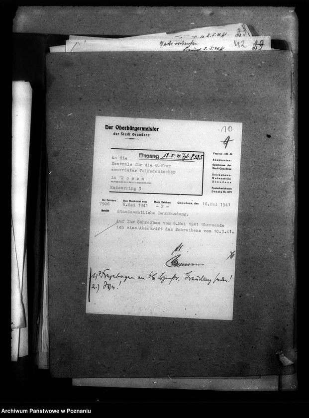 Obraz 14 z jednostki "Amtliche Meldungen Kreis Grandenz (Grudziądz)"