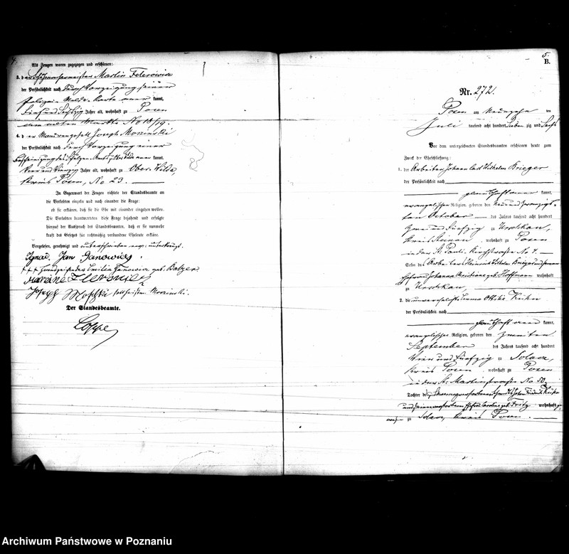 Obraz 5 z jednostki "Księga małżeństw"