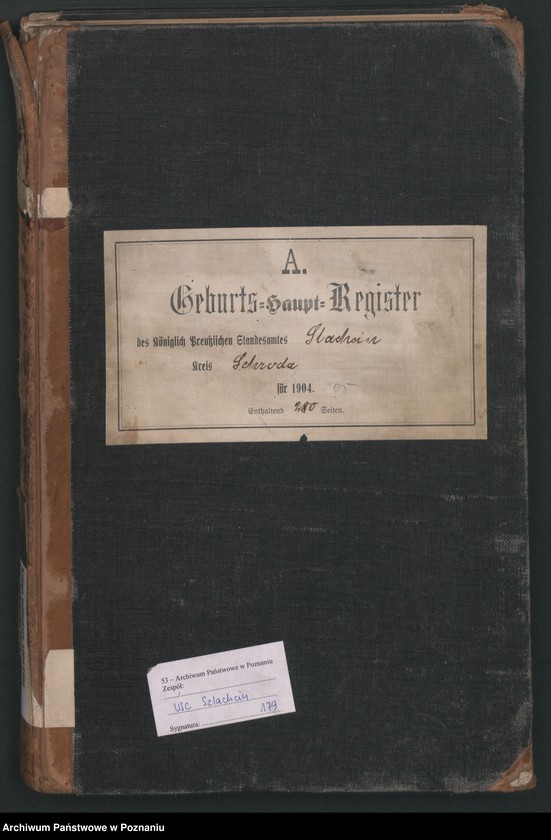 Obraz 2 z jednostki "Geburts-Haupt-Register"