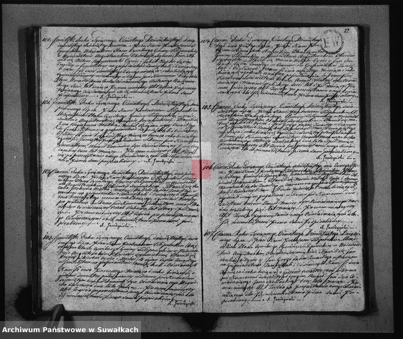 image.from.unit.number "Akta Zeyścia Gminy Filipowskiey od dnia 1 Stycznia do dnia 31 Grudnia 1819"