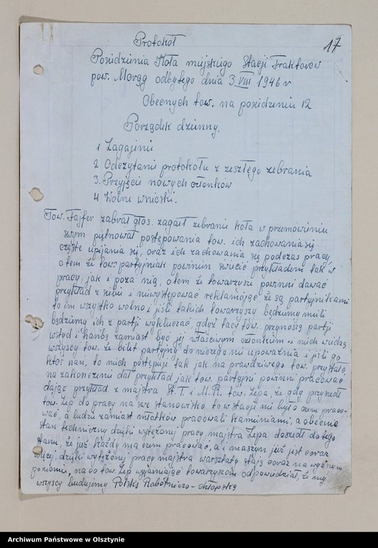 image.from.unit.number "Materiały sprawozdawcze Kół miejskich miasta Morąga: kolonia Bolesławów, kolonia Józefów, kolonia Robotnicza, kolonia Warszawska, kolonia "Za cmentarzem", koła uliczne nr 1, 2, 3, 4"