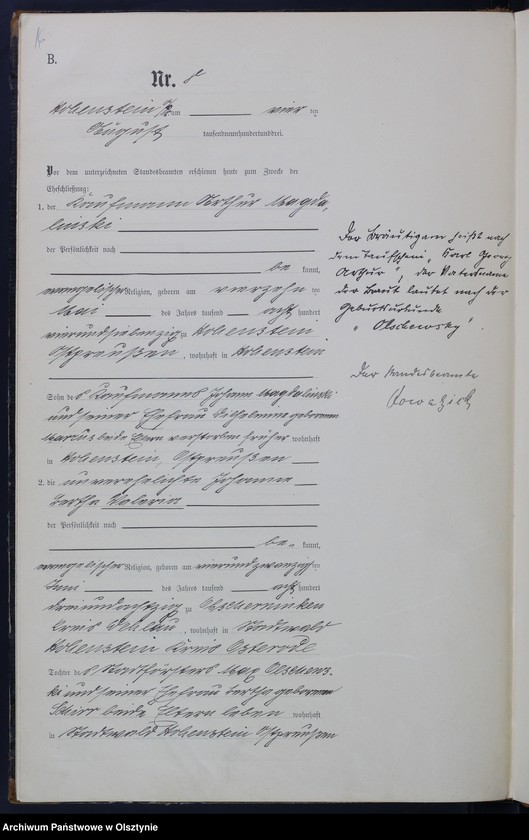 image.from.unit.number "Heiraths-Neben-Register Nr 1 - 14"