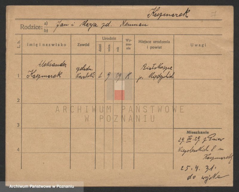 Obraz 7 z jednostki "Kaczmarek A-H (samotni mężczyźni)"