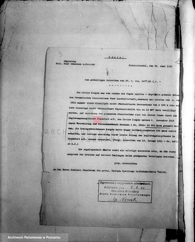 Obraz 9 z jednostki "Sprawy budowlane majątku państwowego Aniołki /m.in. opis budynków z oszacowaniem/"