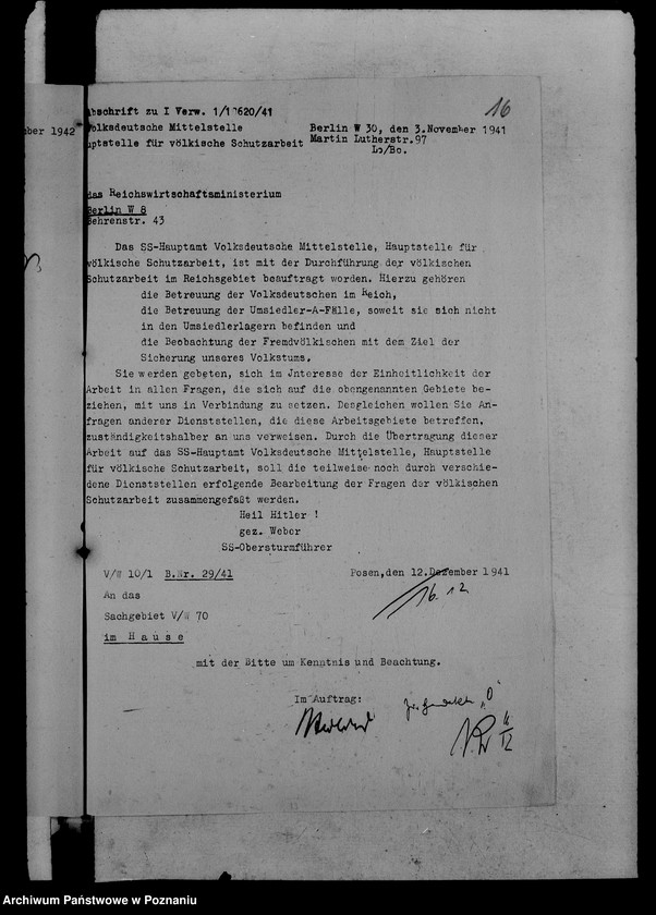 Obraz 20 z jednostki "Organisation der Behörde Wirtschaftsführung"