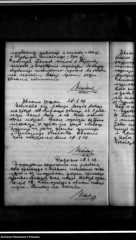 Obraz 10 z jednostki "Protokoły zebrań zarządu"