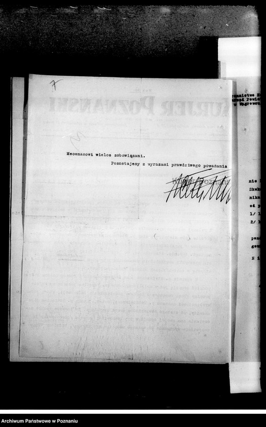 Obraz 10 z jednostki "Korespondencja dotycząca spraw organizacyjnych i personalnych"