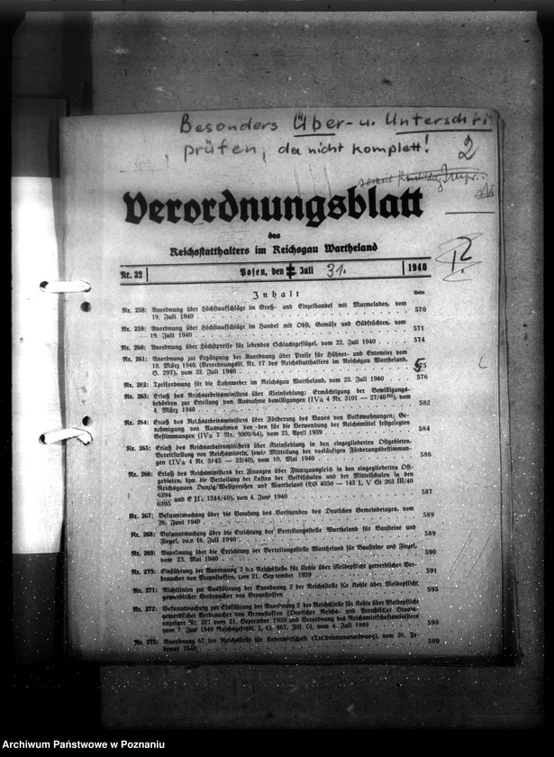 Obraz 6 z jednostki "Verordnungsblatt Nr. 32"