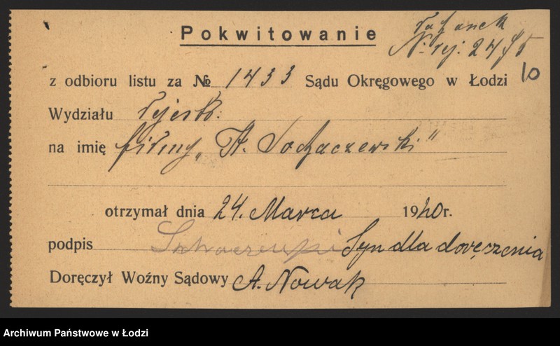 Obraz 12 z jednostki "Henoch Sochaczewski- cukiernia"