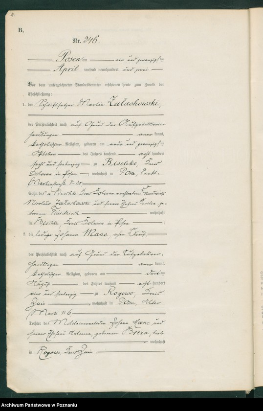 Obraz 7 z jednostki "Księga miejscowa małżeństw t. II"