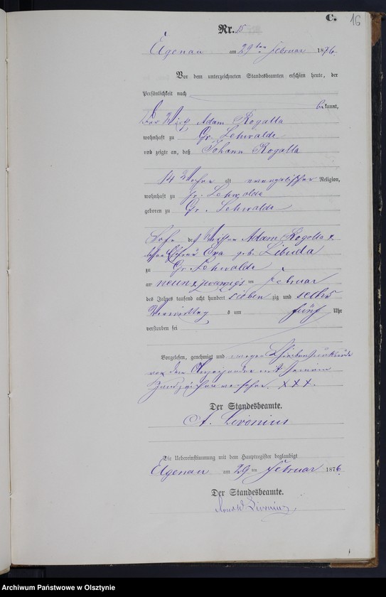 image.from.unit.number "Sterbe-Neben-Register Nr 1 - 65"