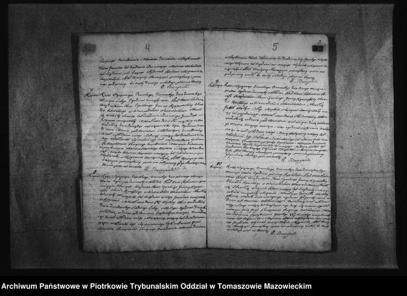 Obraz 7 z jednostki "Akta Stanu Cywilnego Gminy Regnowskiey na Rok 1818"