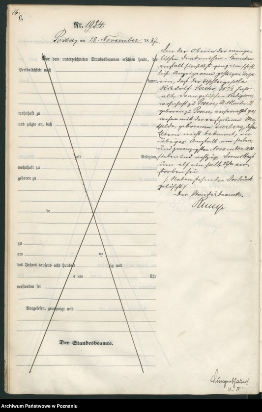 Obraz 19 z jednostki "Księga zgonów t. V"