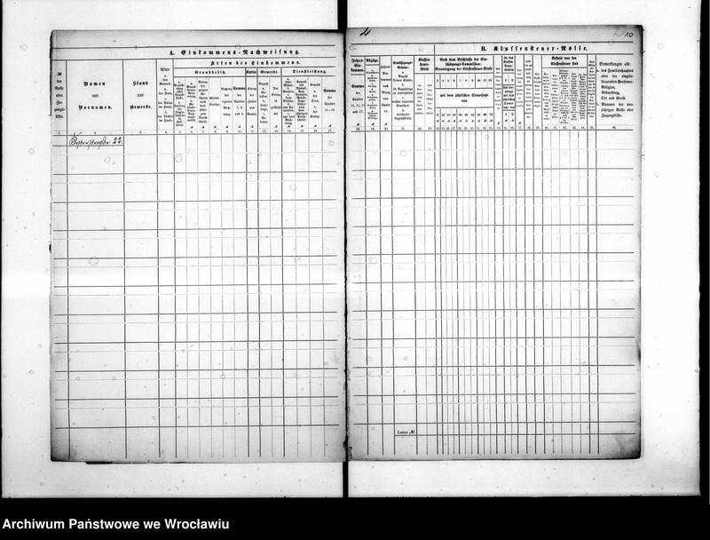 image.from.unit.number "Klassensteuerrolle nebst Eikommens - Nachweisung"