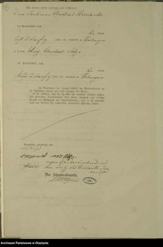 image.from.unit.number "Heiraths-Haupt-Register Nr 42"