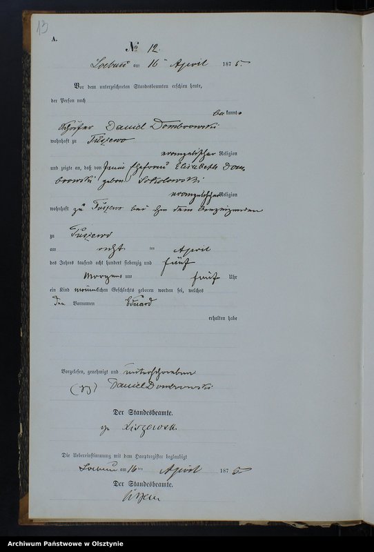image.from.unit.number "Geburts-Neben-Register Nr 1 - 45"