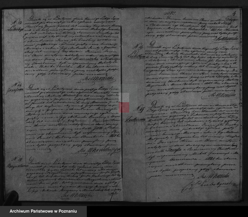 Obraz 6 z jednostki "Dowody urodzonych, zaślubionych i zmarłych"
