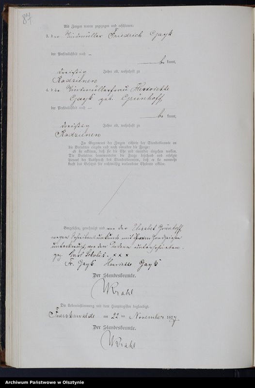 image.from.team "Urząd Stanu Cywilnego w Księżym Lasku pow. szczycieński"