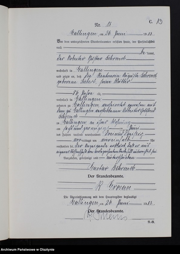 image.from.unit.number "Sterbe-Neben-Register Nr 1 - 22 [ Księga zgonów - wtóropis ]"