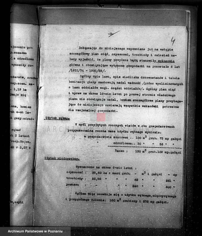 Obraz 8 z jednostki "Program urządzenia gospodarstwa leśnego dla lasu majętności Kobylepole powiat poznański 1933/34-1938/39"