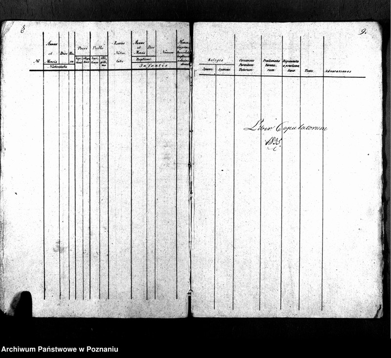Obraz 7 z jednostki "Libri metrices baptisatorum, desponsatorum, mortuorum"