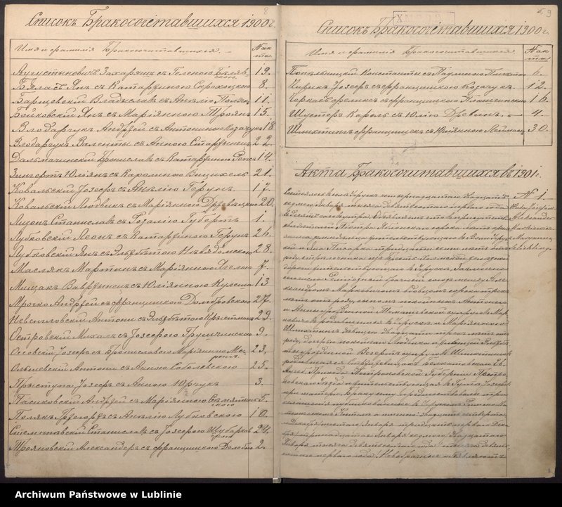 image.from.unit.number "Księga małżeństw"