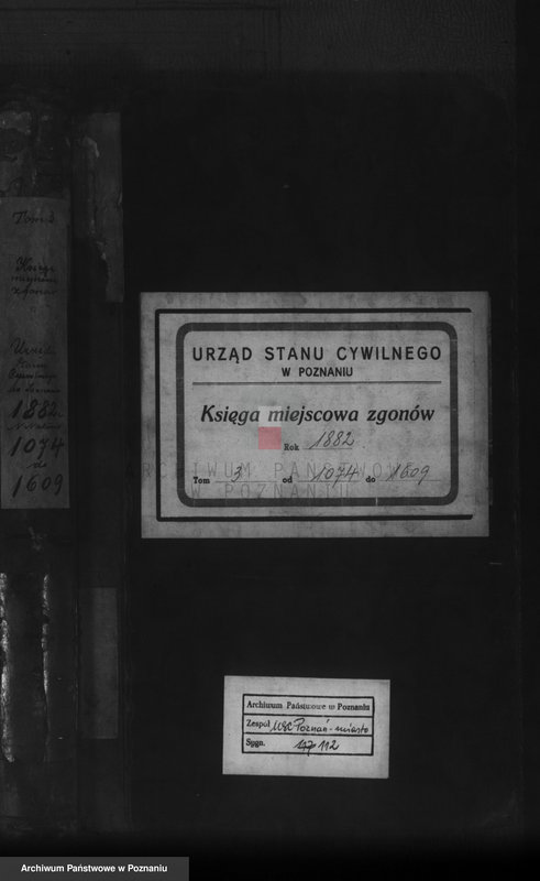 Obraz 1 z jednostki "Księga zgonów t. III"