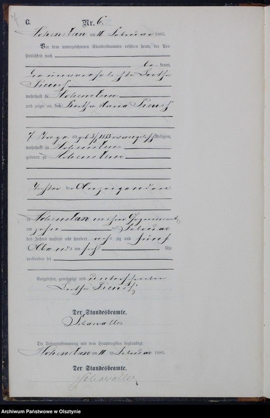 image.from.unit.number "Sterbe-Neben-Register Nr 1 - 65"