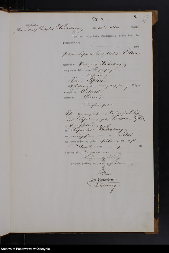 image.from.unit.number "Sterbe-Haupt-Register Nr 1 - 33"