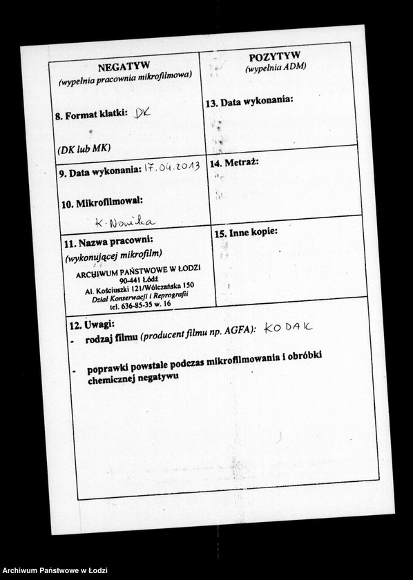 Obraz 3 z jednostki "Akta tyczące się ewangelików"