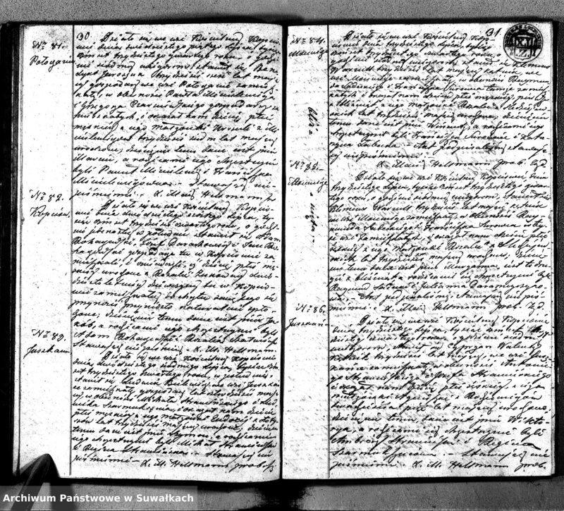 image.from.unit.number "Duplikat Aktów Urodzonych, Zaślubionych i Zeszłych Kościoła Parafialnego Kopciowskiego 1834 Roku"
