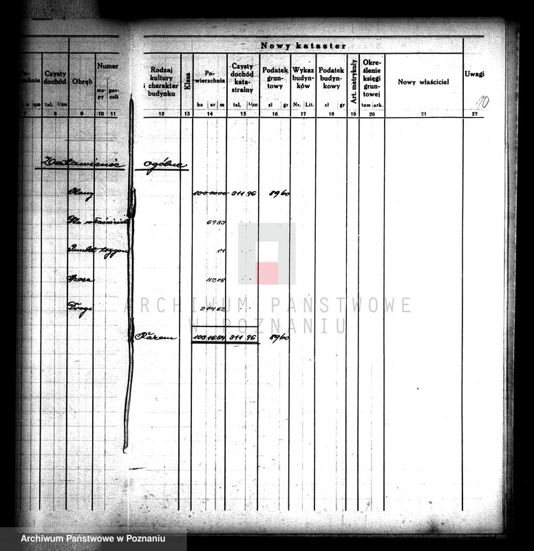 Obraz 14 z jednostki "Ostateczny rejestr pomiarowy obrębu Chrząstowo"