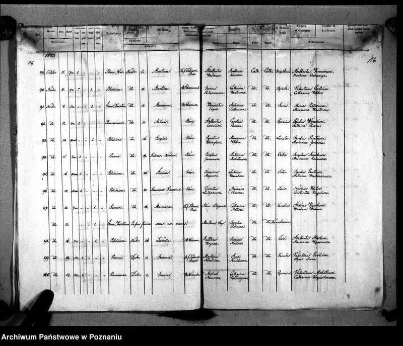Obraz 10 z jednostki "Liber baptisatorum"