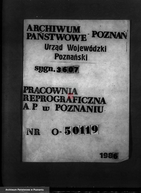 Obraz 1 z jednostki "Probostwo Stoki" powiat międzychodzki plan urządzenia gospodarstwa leśnego"