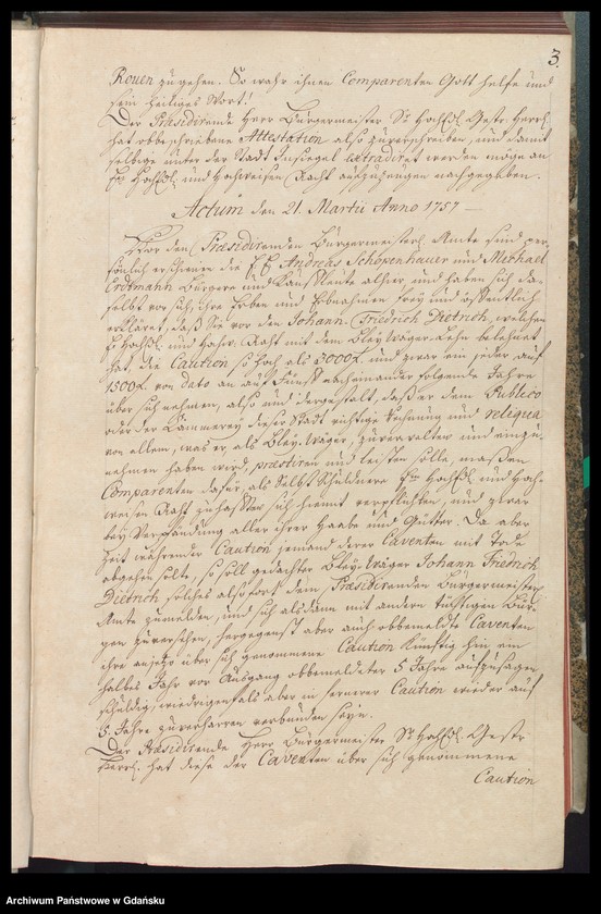image.from.unit.number "Actum coram Officio […] Johannis Renner Praeconsulis ac Praesidis [17.III.1757-14.III.1758] Johannis Renner nec non Fisci Administratoris [6.IV.1757-25.II.1758] /indeks/"