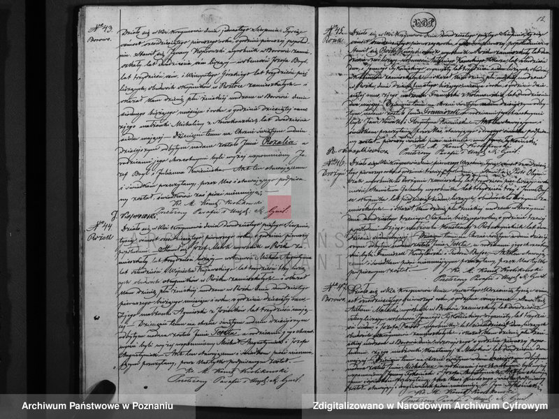 Obraz 14 z jednostki "Duplikat aktów urodzeń, małżeństw i zgonów"