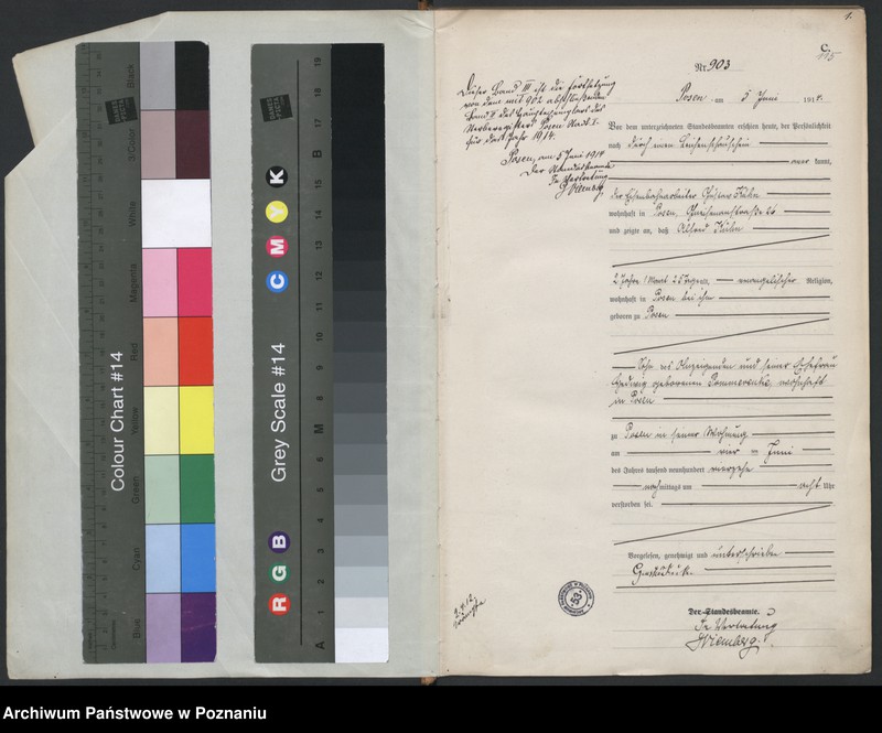 Obraz 2 z jednostki "Księga miejscowa zgonów tom III [Rejestr główny zgonów]"