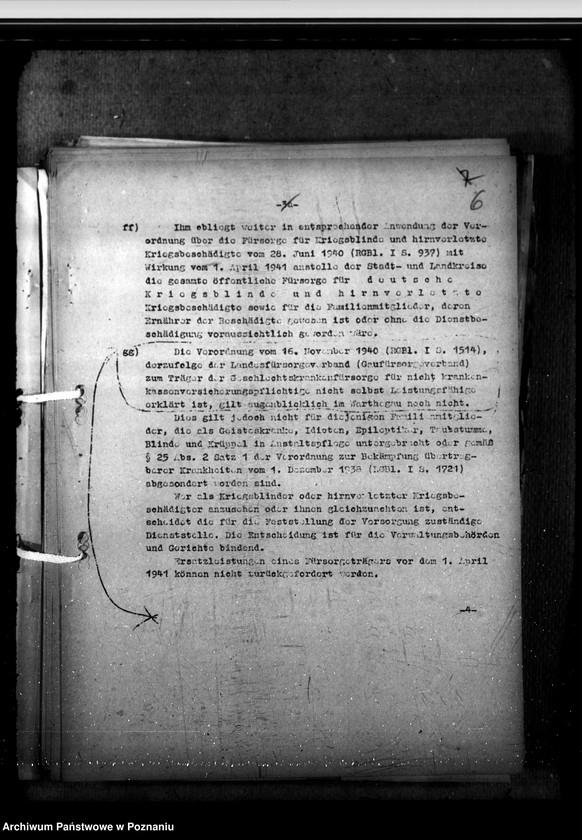 Obraz 10 z jednostki "Protokoły z konferencji, zarządzenia i korespondencja w sprawie opieki społecznej"