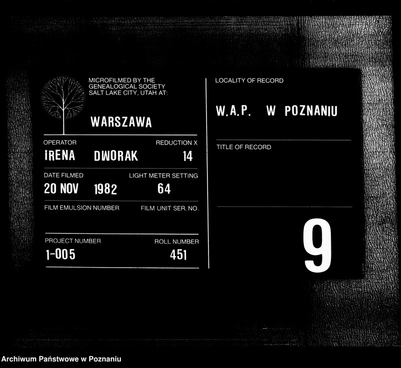 Obraz 1 z jednostki "Księga zgonów"