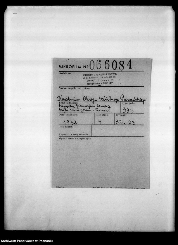 Obraz 2 z jednostki "Prywatne Gimnazjum Żeńskie Najświętszego Serca Jezusa Poznań"