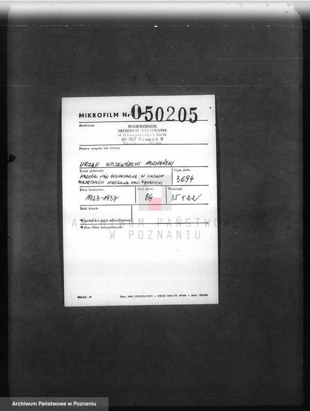 Obraz 2 z jednostki "Nadzór nad gospodarką w lasach majętności Nieszawa powiat obornicki"