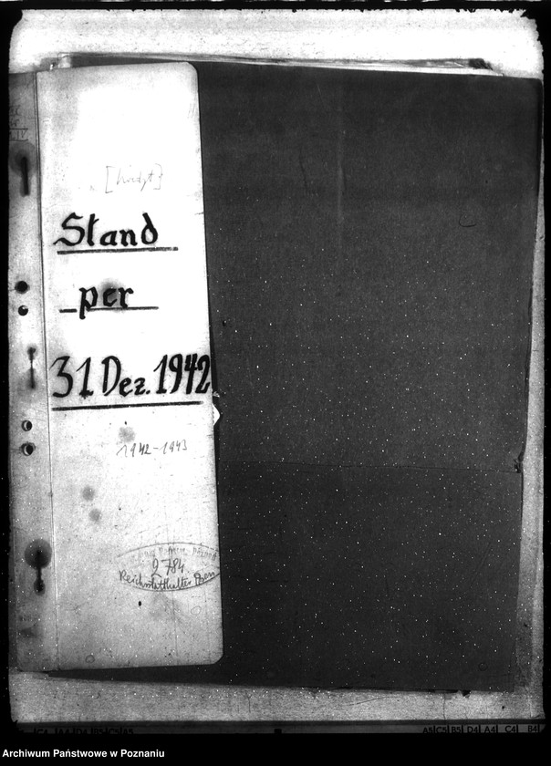 Obraz 4 z jednostki "Kredyt Stand per 31. XII. 1942."