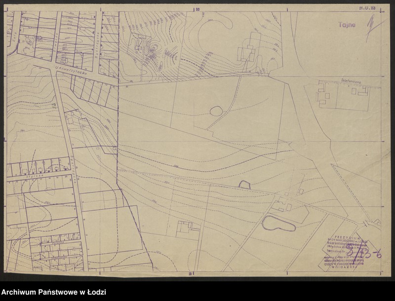 Obraz 9 z jednostki "Plan m. Łodzi 1:2000. Sekcja NO23"
